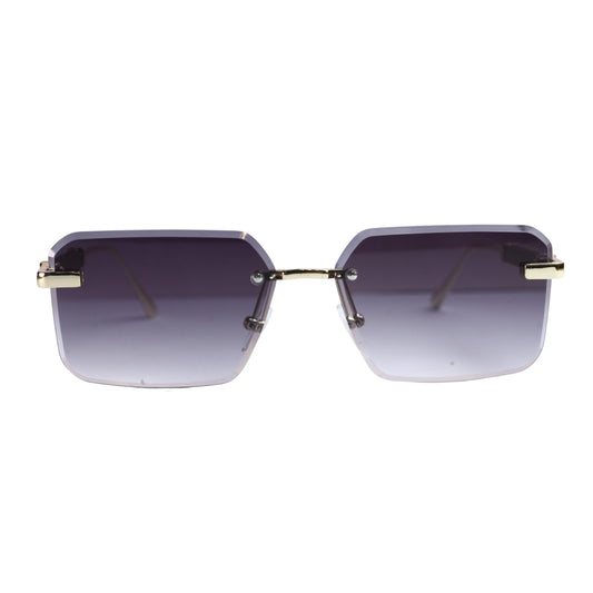 VINTAGE RIMLESS RECTANGLE SUNGLASSES-R-825