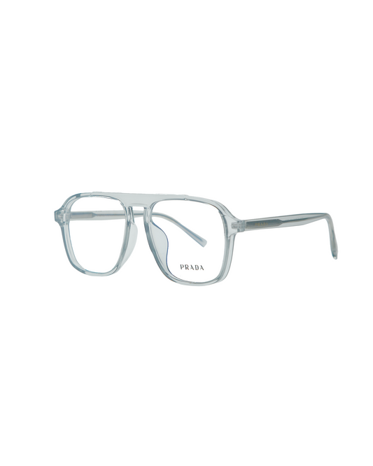 Prada Transparent Optical Glasses – Crystal Clear Frame