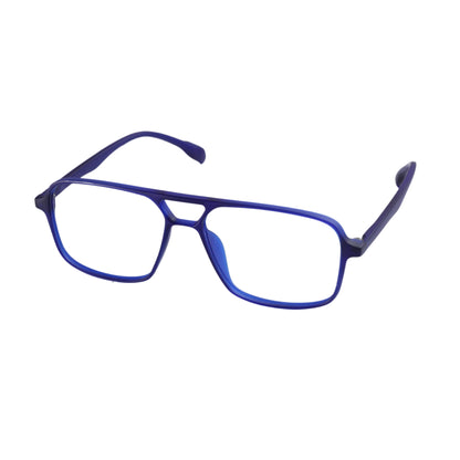 DOUBLE BRIDGE SQUARE LUXURY EYEGLASSES-F-614