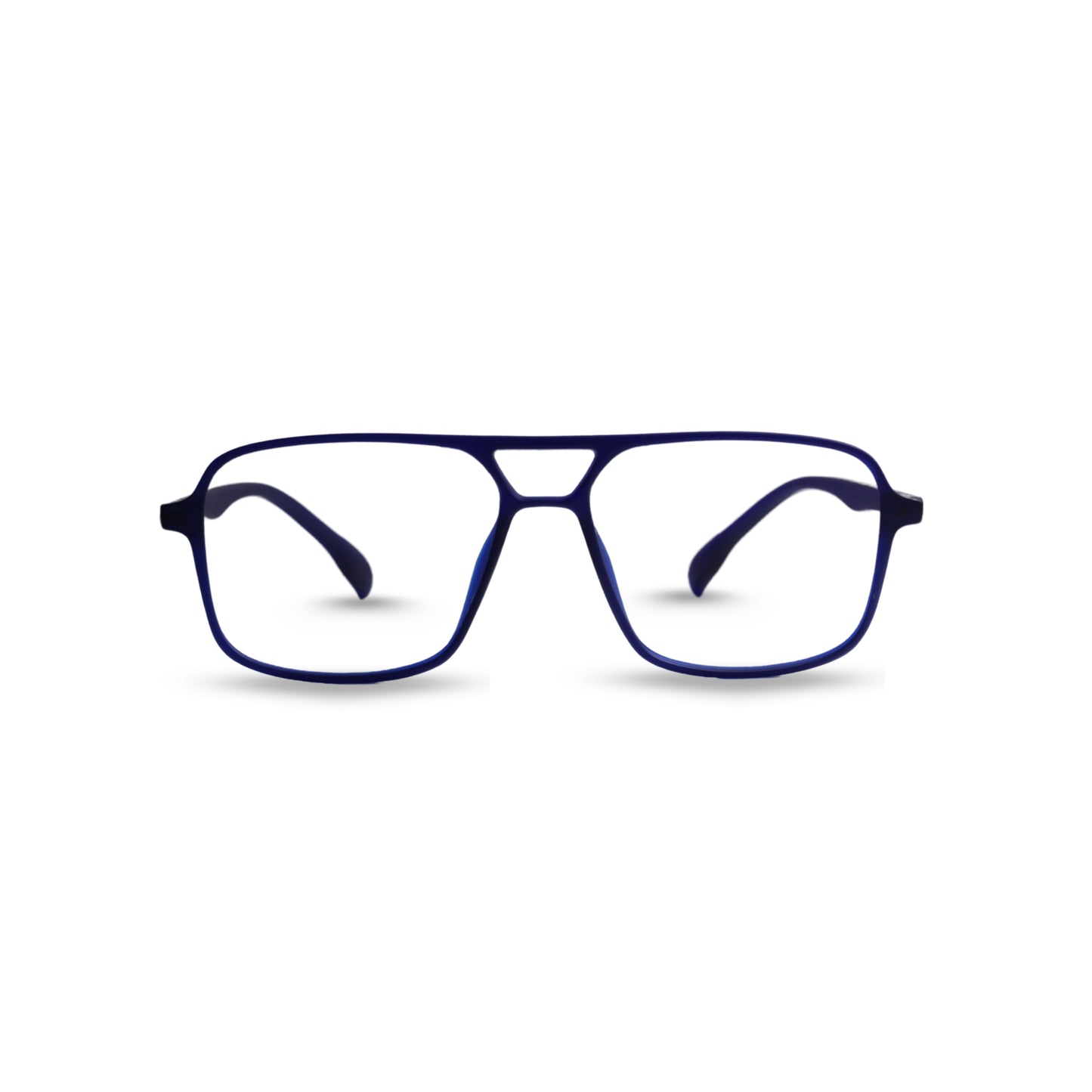 DOUBLE BRIDGE SQUARE LUXURY EYEGLASSES-F-614