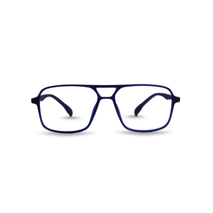 DOUBLE BRIDGE SQUARE LUXURY EYEGLASSES-F-614