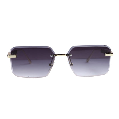 VINTAGE RIMLESS RECTANGLE SUNGLASSES-R-825