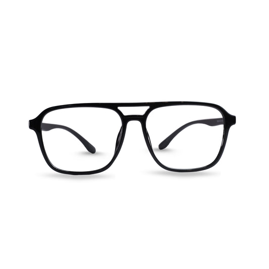 SQUARE DOUBLE BRIDGE LUXURY MEN EYEGLASSES-F-627